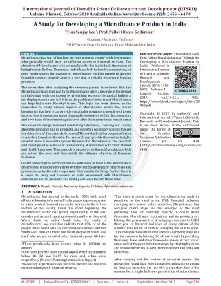 international journal of trend in scientific