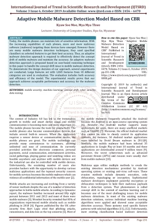 international journal of trend in scientific
