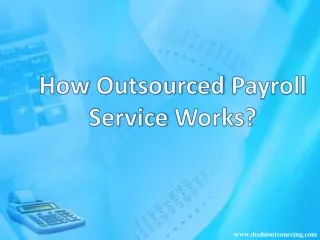 how outsourced payroll service works