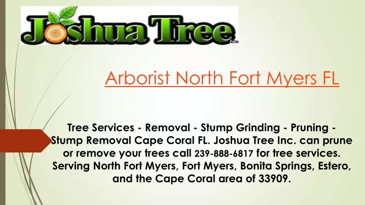 arborist north fort myers fl