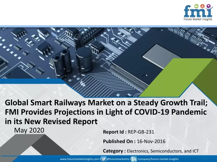 global smart railways market on a steady growth