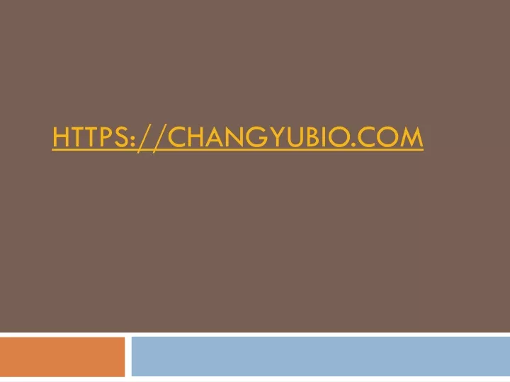 https changyubio com