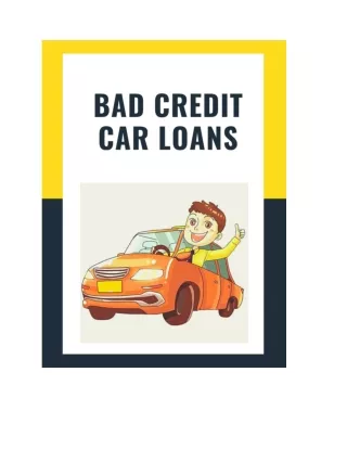 Get a Guaranteed Bad Credit Car Loans Dartmouth