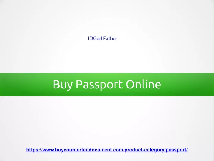 buy passport online