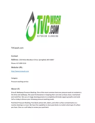 tvcwash com contact address 2529 west blackburn