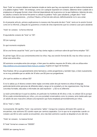 Distintas maneras de saludar en Coreano | www.como-aprender10.net