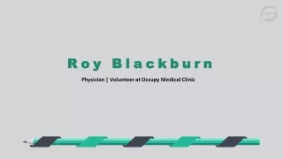 Dr. Roy Blackburn - Volunteer at Occupy Medical Clinic