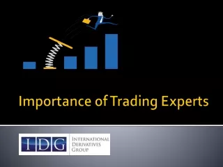 Importance of Trading Experts