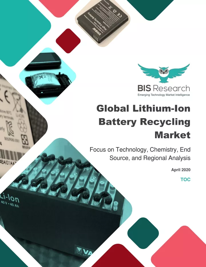 global lithium ion battery recycling