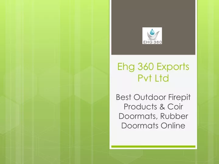 ehg 360 exports pvt ltd