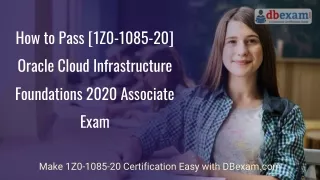 how to pass 1z0 1085 20 oracle cloud