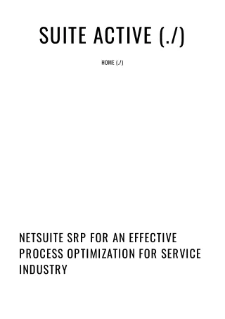 What are the advantages of Netsute SRP?