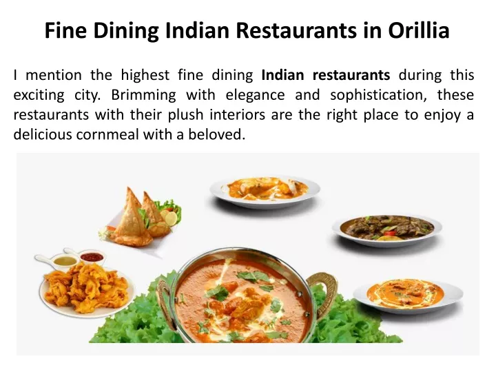 fine dining indian restaurants in orillia
