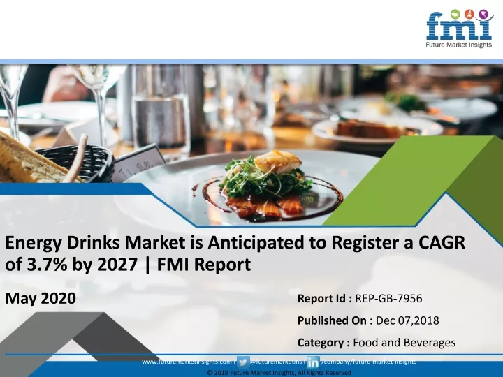energy drinks market is anticipated to register