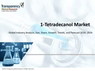1 tetradecanol market