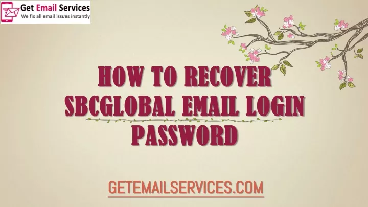 how to recover how to recover sbcglobal email