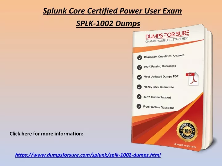 splunk core certified power user exam