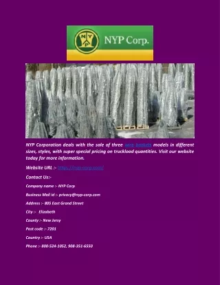 nyp corporation deals with the sale of three wire