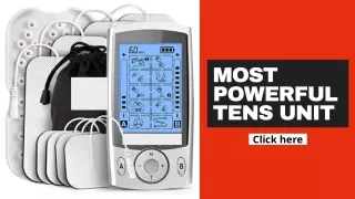 Most Powerful Tens Unit