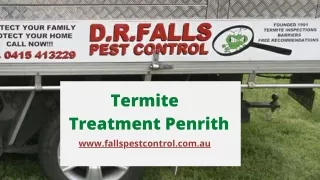 Are you looking for Termite Treatment Penrith?