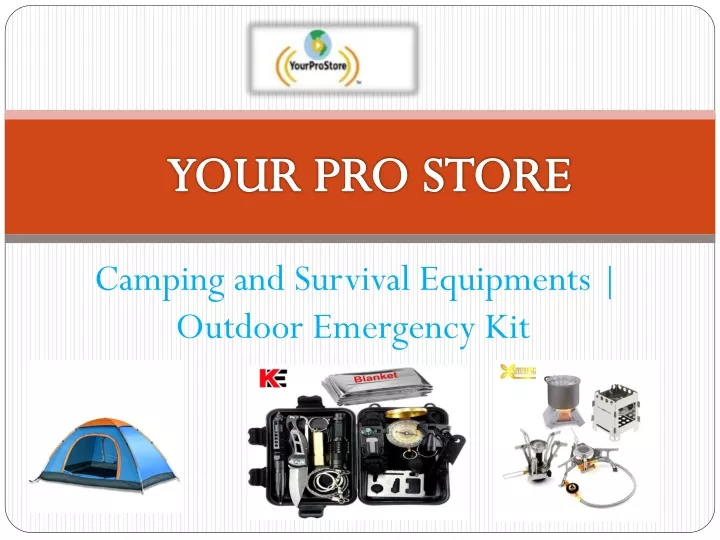 camping and survival equipments outdoor emergency kit