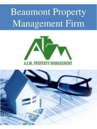 Beaumont Property Management Firm