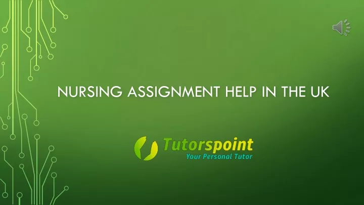 nursing assignment help in the uk