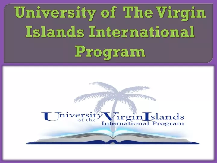 university of the virgin islands international program
