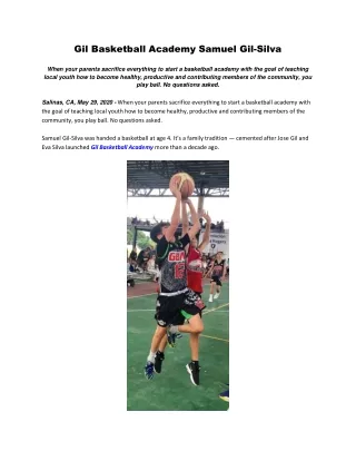 gil basketball academy samuel gil silva