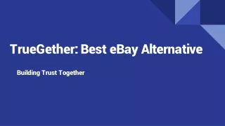 TrueGether: Best eBay Alternative