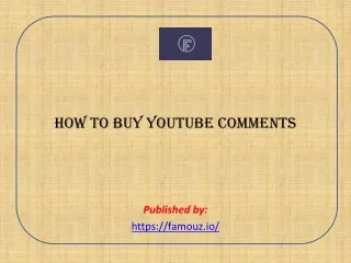 How To Buy Youtube Comments