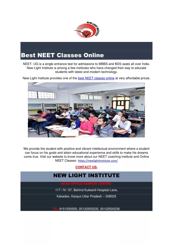 best neet classes online