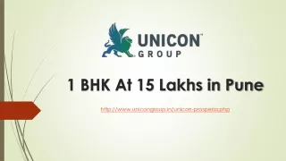1 bhk at 15 lakhs in pune