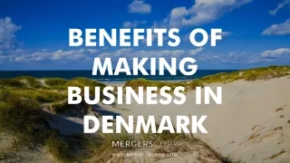 benefits of making business in denmark