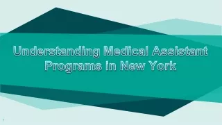 Understanding Medical Assistant Programs in New York City