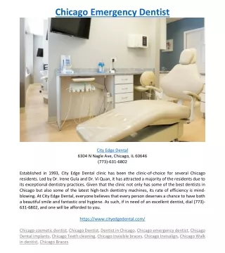 chicago emergency dentist