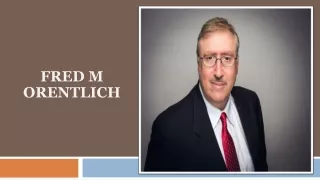 fred m orentlich