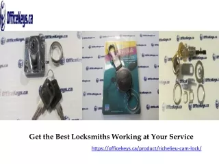 get the best locksmiths working at your service