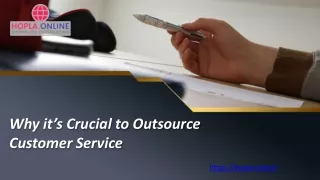 Why it’s Crucial to Outsource Customer Service