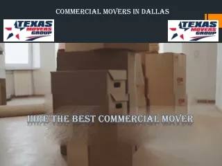Commercial Movers in Dallas - Texas Movers Group