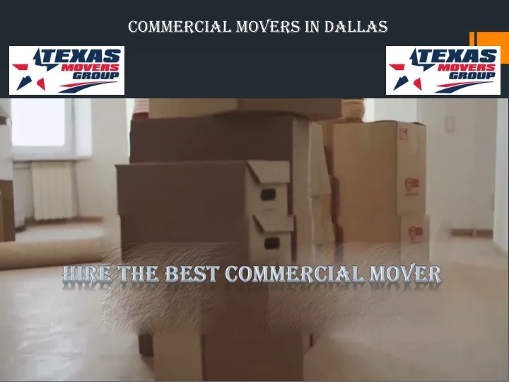 commercial movers in dallas
