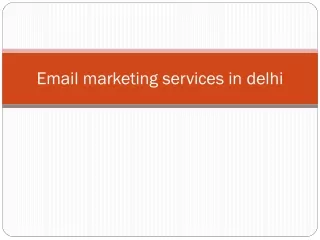 email marketing services in delhi