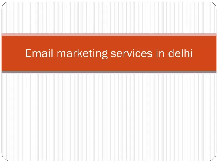 email marketing services in delhi