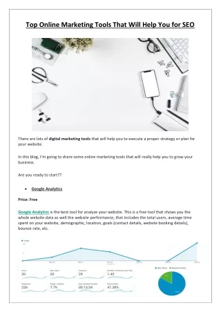 top online marketing tools that will help