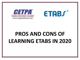 Pros And Cons Of Learning Etabs In 2020