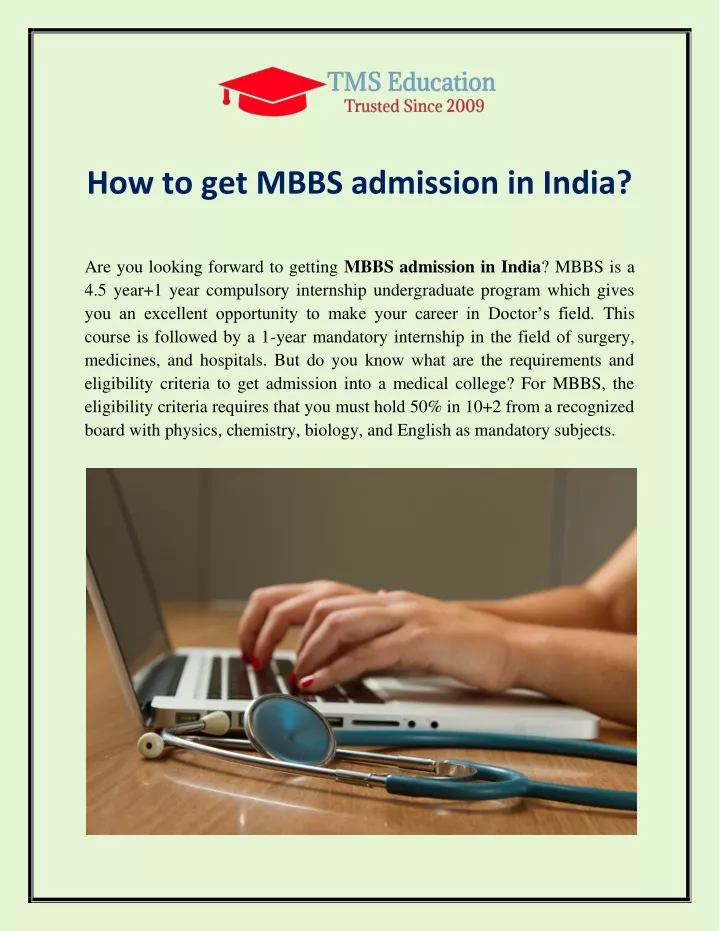 how to get mbbs admission in india