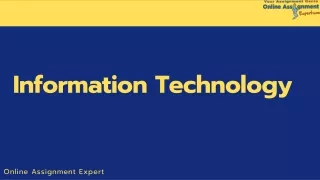 i nformation technology