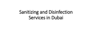 Sanitizing and Disinfection Services