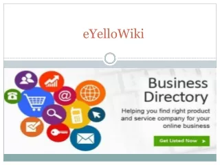 eYelloWiki - Local Business