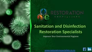Disinfection and Sanitising Service Auckland, NZ.